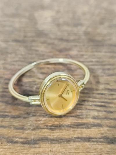 Montre jonc vintage Quilb� Paris en Argent Massif (Poin�on Crabe) m�canique