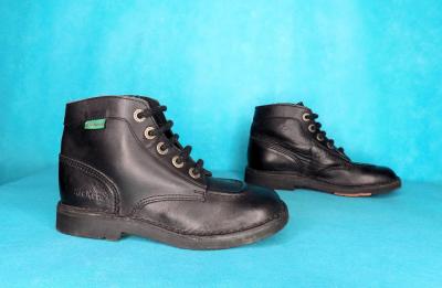 boots KICKERS legend cuir noir T 36 FR