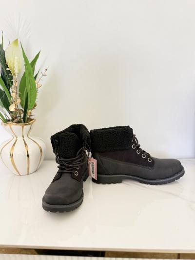 Merry Scott bottines femme noir EU 38 lacets doublure bout rond talon bas
