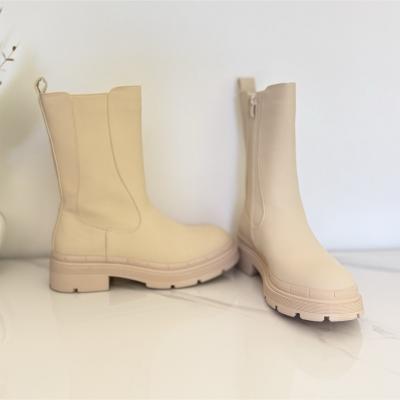 Merry Scott bottines femme beige EU 38 synth�tique zip semelle crant�e doubl�e