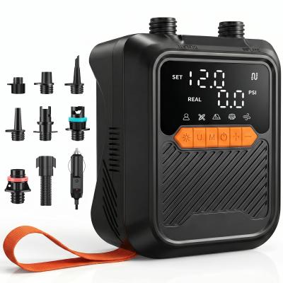 Gonfleur Paddle �lectrique 20 PSI sans Batterie avec C�ble Auto 12 V CC Noir