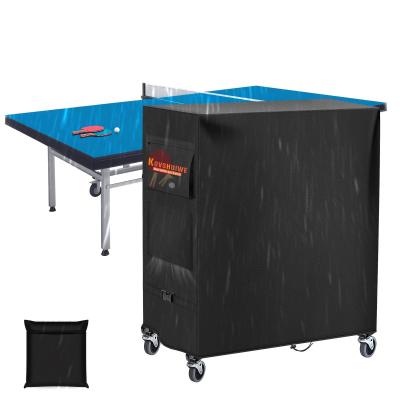Housse de Table de Ping Pong Canap� D�coration Maison Ameublement Noir