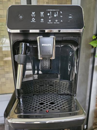 Philips My Coffee Choice machine � caf� en grains noire broyeur buse vapeur