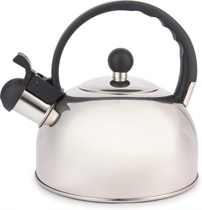Bouilloire Sifflante En Acier Inoxydable De 1,3 Litre, Plaque De Cuisson, Induct