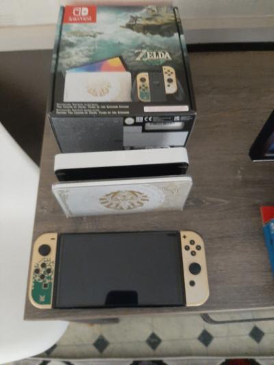 console nintendo switch zelda   joy con zelda   jeu zelda sous blister