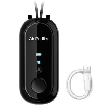 Purificateur d'Air Personnel Rechargeable Collier Noir