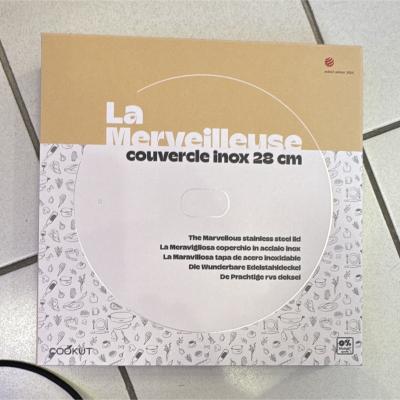 Cookut La Merveilleuse couvercle inox 28 cm acier inoxydable argent�