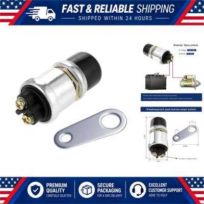 12V 50A Push Button Starter Switch Waterproof Momentary Horn Engine Start