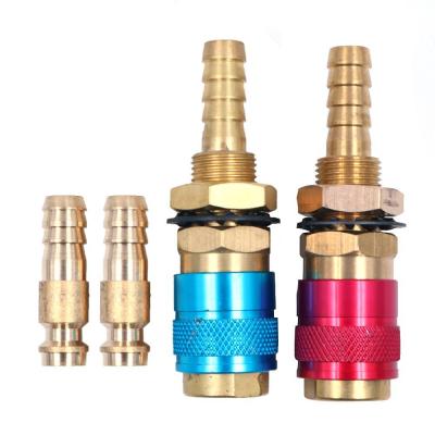 Raccords Rapides � Refroidissement � Eau et � Gaz pour Chalumeau Lot de 2