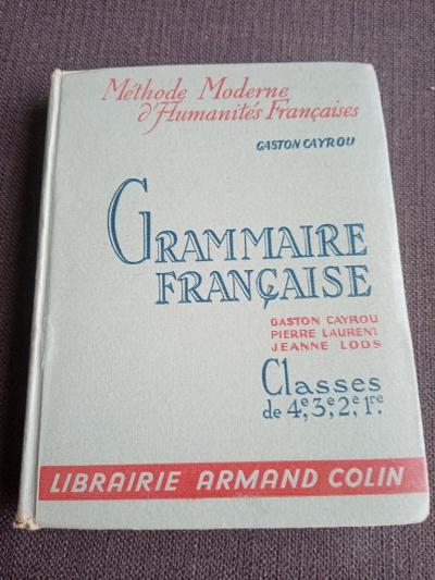1959 Livre scolaire Ancien grammaire coll�ge lycee ecole methode moderne