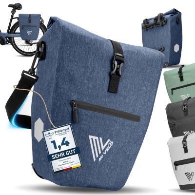 Sacoche de V�lo �tanche 100% sans PVC   Compartiment Bleu Jean 25