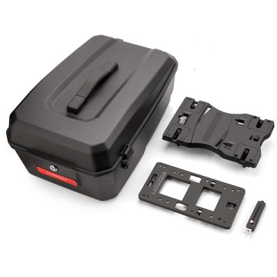 Base   Valise Coffre de V�lo avec Plaque d'Adaptation Noir Plastique