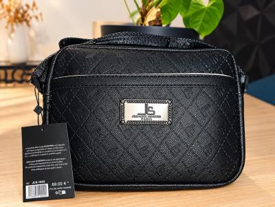 Jean Louis Scherrer Paris Sacoche Homme noire zipp�e 21x18 cm