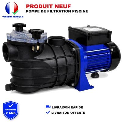 Pompe De Filtration Pour Piscine 750W D�bit 15000L-H Usage Int�rieur Ext�rieur