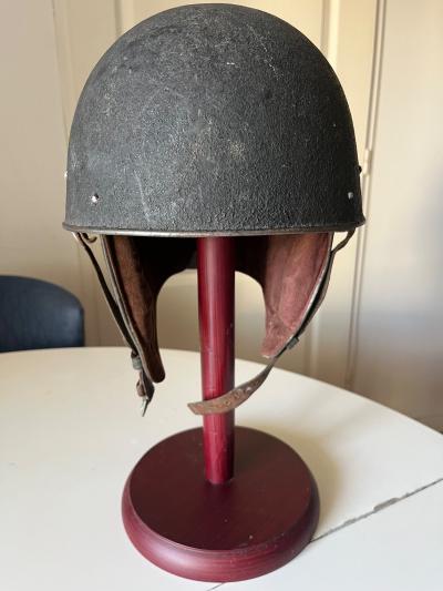 Casque tankiste ou motocycliste ww2   militaria