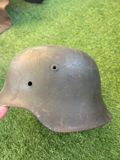 Coque Casque Allemand insigne German Helmet Landser WH �lite XX ww2 Vert Pomme