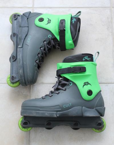 Roller Razors Cult Graphite Green =  Taille 43