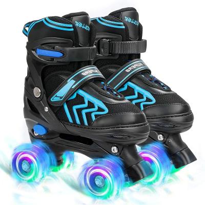 Rollers en Ligne pour Enfants Gar�on Patins � Roulettes R�glables Blau