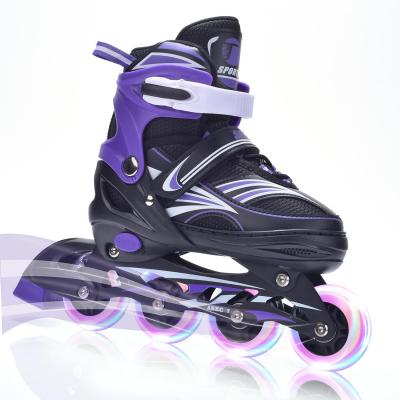 S Rollers en Ligne Patins � Roulettes R�glables Violet Polypropyl�ne