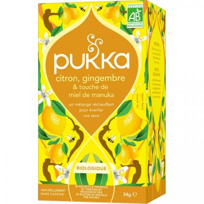 Pukka Bio Tisane Citron Gingembre & Miel de Manuka