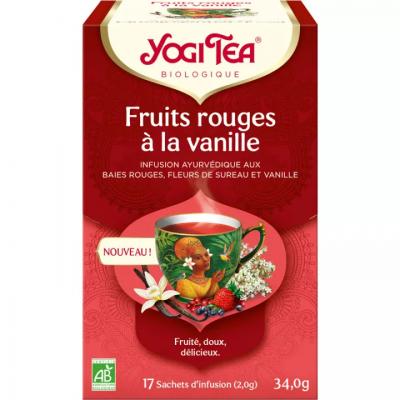 Yogi Tea Fruits Rouges � la vanille 17 Sachets