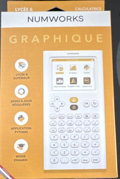 NumWorks Calculatrice graphique programmable Lyc�e & sup�rieur