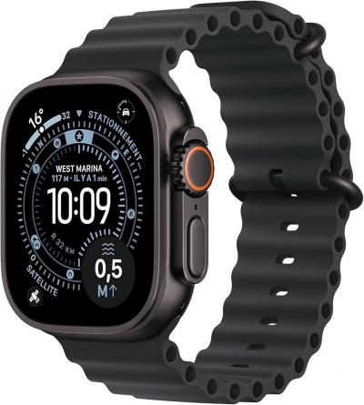 Apple Watch Ultra 3  49mm Titane Bracelet Oc�an Black  Copie 1.1