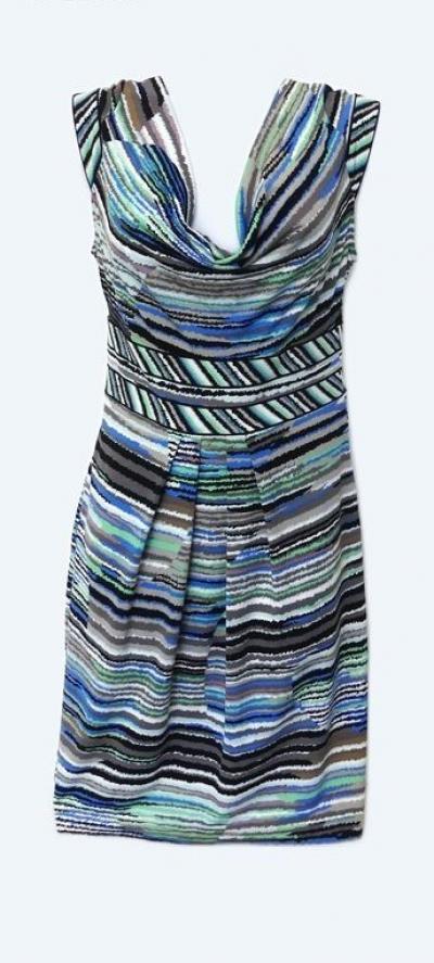 NEUVE, belle Robe BCBG MAX AZRIA, multicolore, Taille XS