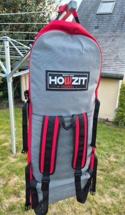 Sac de transport � roulettes 110 cm   Grey - Red pour Paddle gonflable