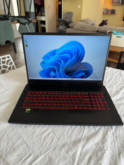 (29) pc gamer msi gf75 i7 10750h gtx 1660 ti 6 go  8go ram Ssd 256go