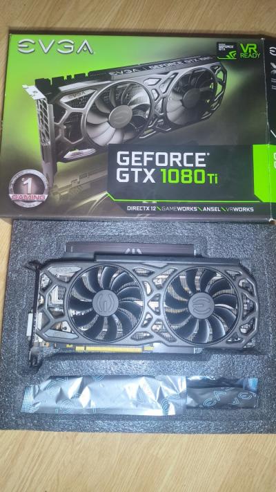 EVGA NVIDIA GeForce GTX 1080 Ti 11GB GDDR5X with the original box
