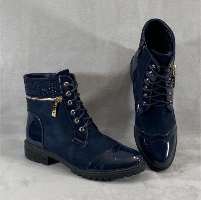 CHC Shoes Bottines pointure EU 40 � lacets petit talon bloc brogue glam 0320