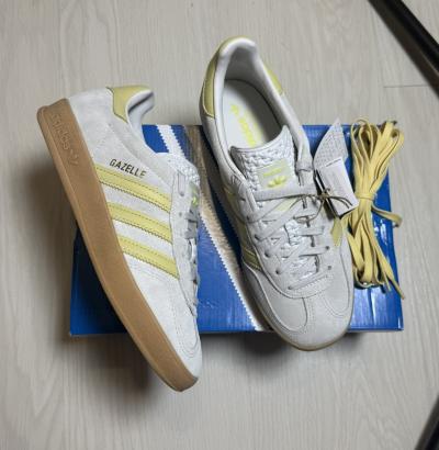 Adidas Gazelle Indoor JS4145 Grey Powder Yellow   Neuve �tiquettes | Plusieurs T