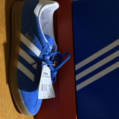 adidas Originals Gazelle Indoor bleu-blanc lacets homme US 9 EU 42 2-3 JI2061