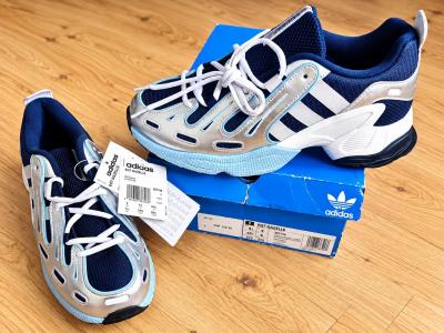 Adidas Originals EQT Gazelle baskets homme EU 43 1-3 EE7746 bleu argent blanc
