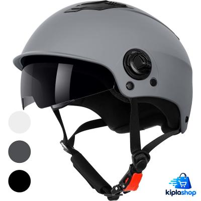 Casque Adulte avec Visi�re Int�gr�e pour Trottinette �lectrique, V�los et