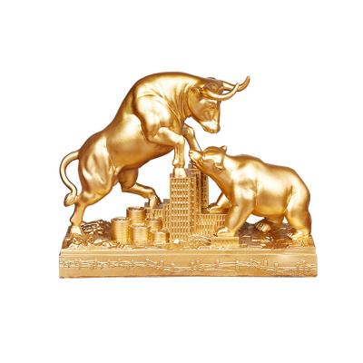 Figurines de Taureau et d'Ours Figurine D�corative pour Bureau et Salon