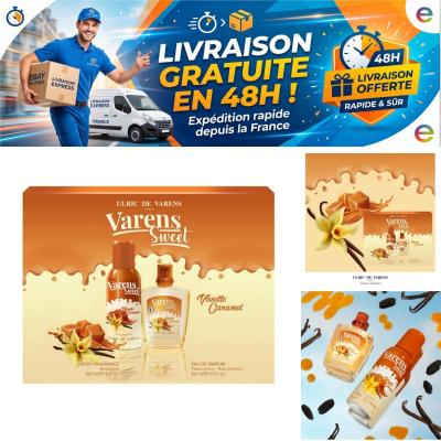 Ulric de Varens Sweet Vanille Caramel Coffret Eau de Parfum 50 ml   Body 150 ml
