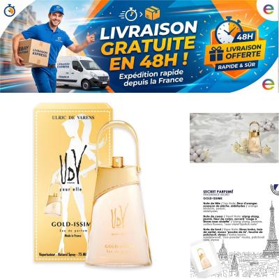 Ulric de Varens Gold Issime Eau de Parfum Femme Floral 75 ml