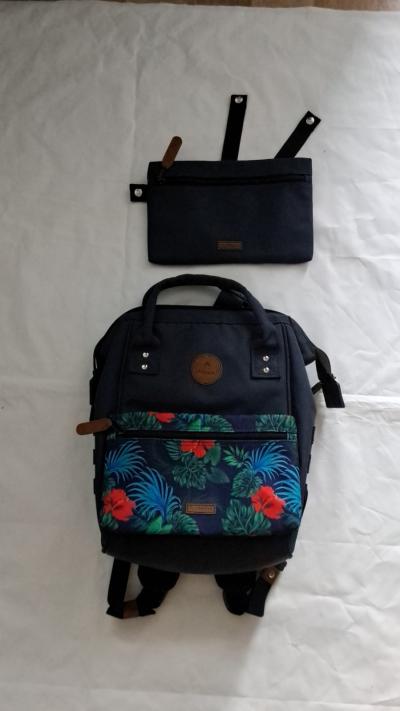 sac � dos cabaia Avec Pochette Taille S parfaite Bleu