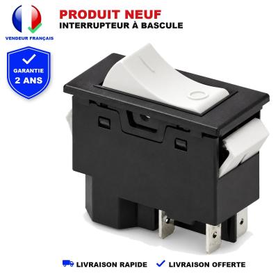 Interrupteur � Bascule Encastrable KJD16 4 Contacts �tanche Pour Nettoyeur