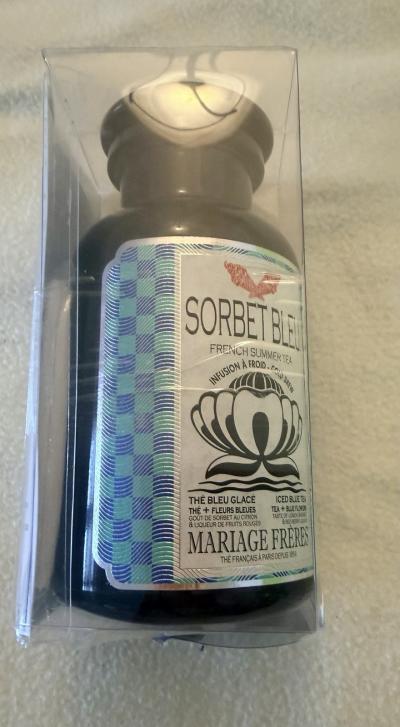 Mariage Fr�res Sorbet Bleu th� glac� infusion � froid bocal 160 g