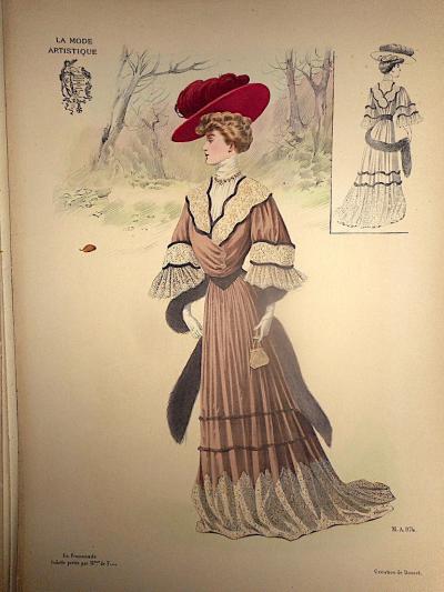 MODE FASHION La mode artistique Revue de toutes les �l�gances Janvier 1905