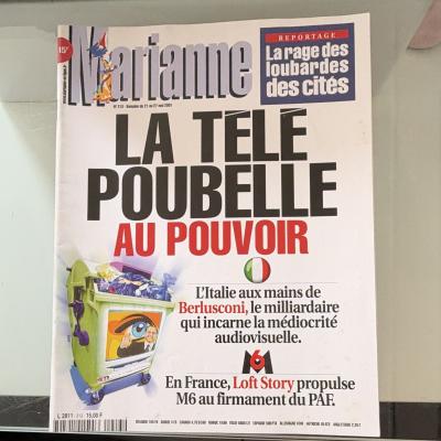 Marianne n�213 Politique Fran�ais   La t�l� poubelle au pouvoir