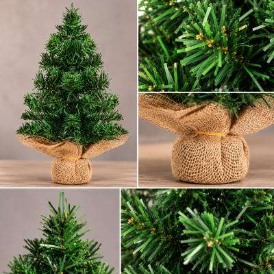 Mini Sapin de No�l Artificiel 20 cm D�coration de Bureau Vert livraison express