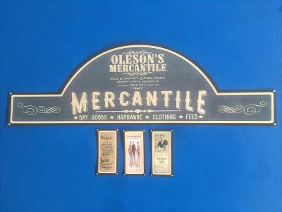 Playmobil Western   Mercantile  autocollant   Sticker Maison Western