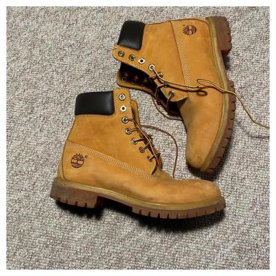 Bottes Timberland Homme 42 8,5W Moutarde 6 Inch Premium WP Bottines Cuir Boots C