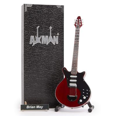 May Queen Rouge Sp�cial R�plique de Guitare Miniature Corps et Manche Bois