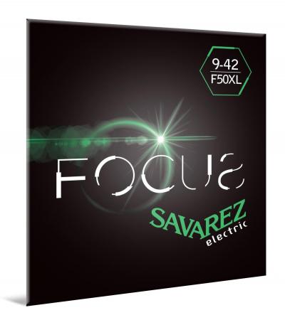 Cordes de Guitare �lectrique Focus Acier Inoxydable Set Extra Light 009 042