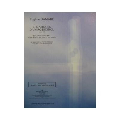 Damar� Eug�ne The Loves of a Nightingale op 160 Piano Flute Piccolo 1994